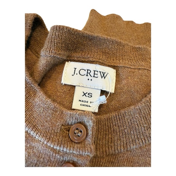 J. Crew ** Classic Cardigan in Heather Mushy Women’s Size XS Neutral Minimalist - Picture 16 of 16